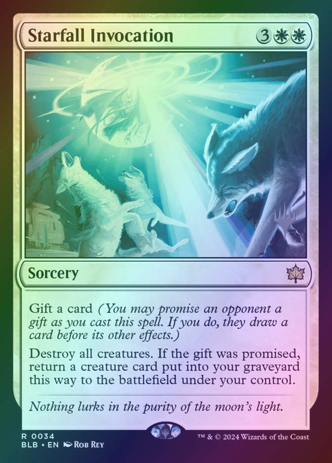 Starfall Invocation (PBLB) (34p) / Foil