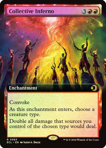 Collective Inferno (ECL) (363) / Extended Art / Foil