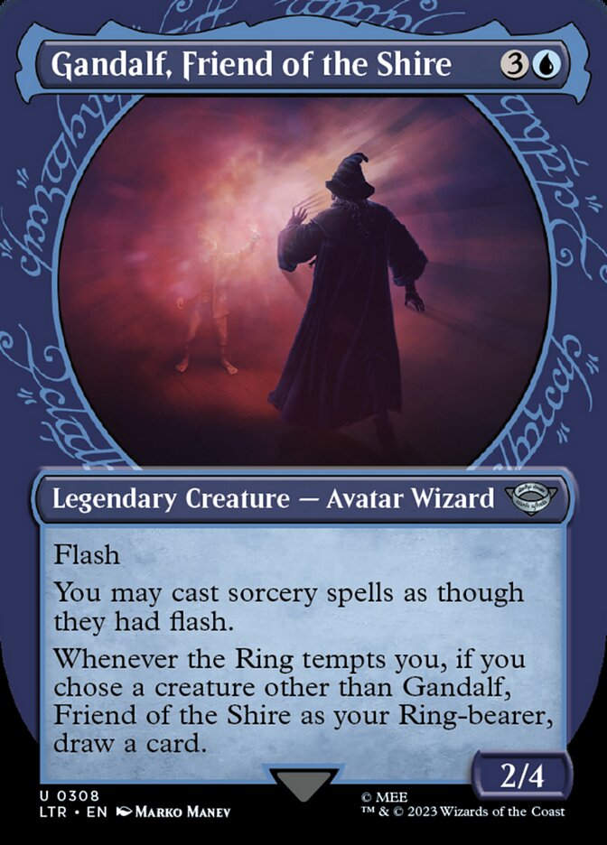 Gandalf, Friend of the Shire (LTR) (308) / Borderless / Showcase