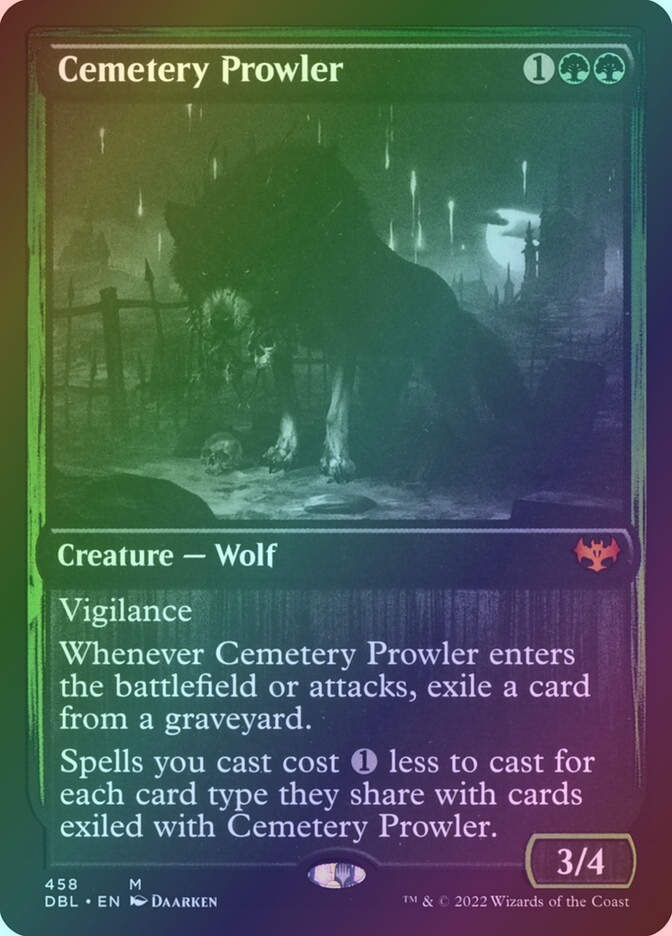 Cemetery Prowler (DBL) (458) / Foil