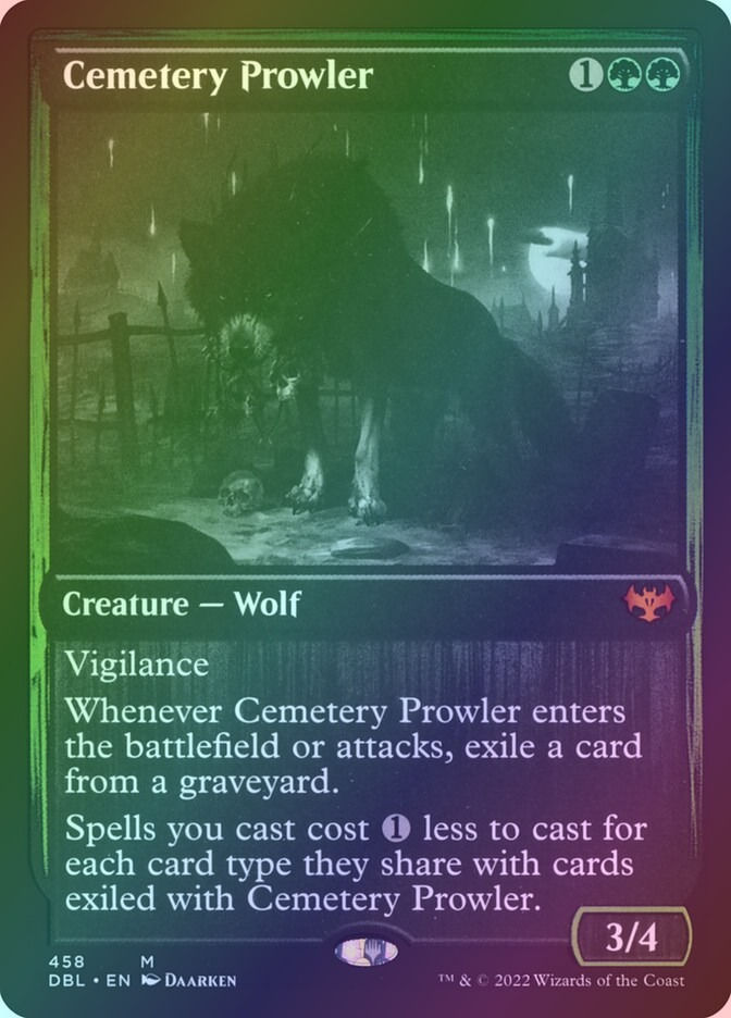 Cemetery Prowler (DBL) (458) / Foil