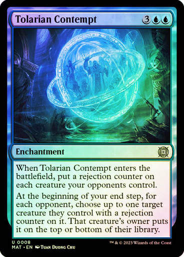 Tolarian Contempt (MAT) / Foil