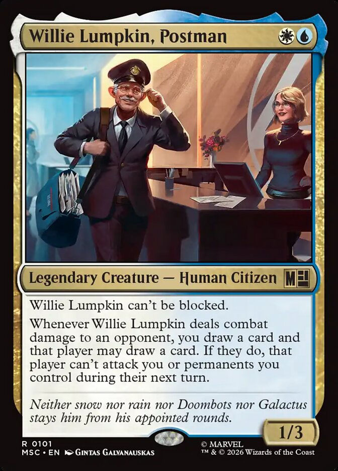 Willie Lumpkin, Postman (MSC) (101)
