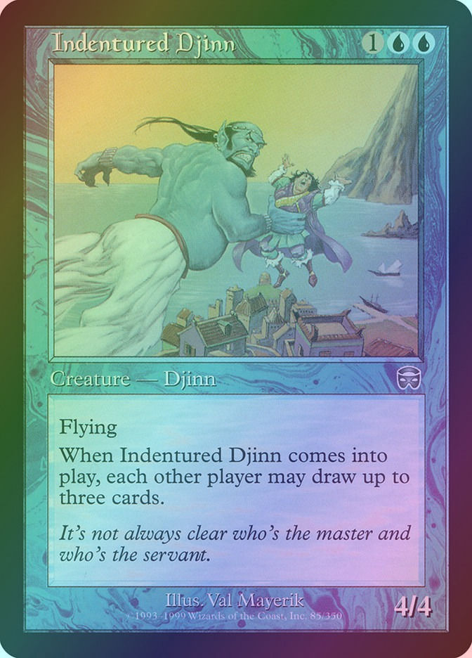 Indentured Djinn (MMQ) (85) / Foil