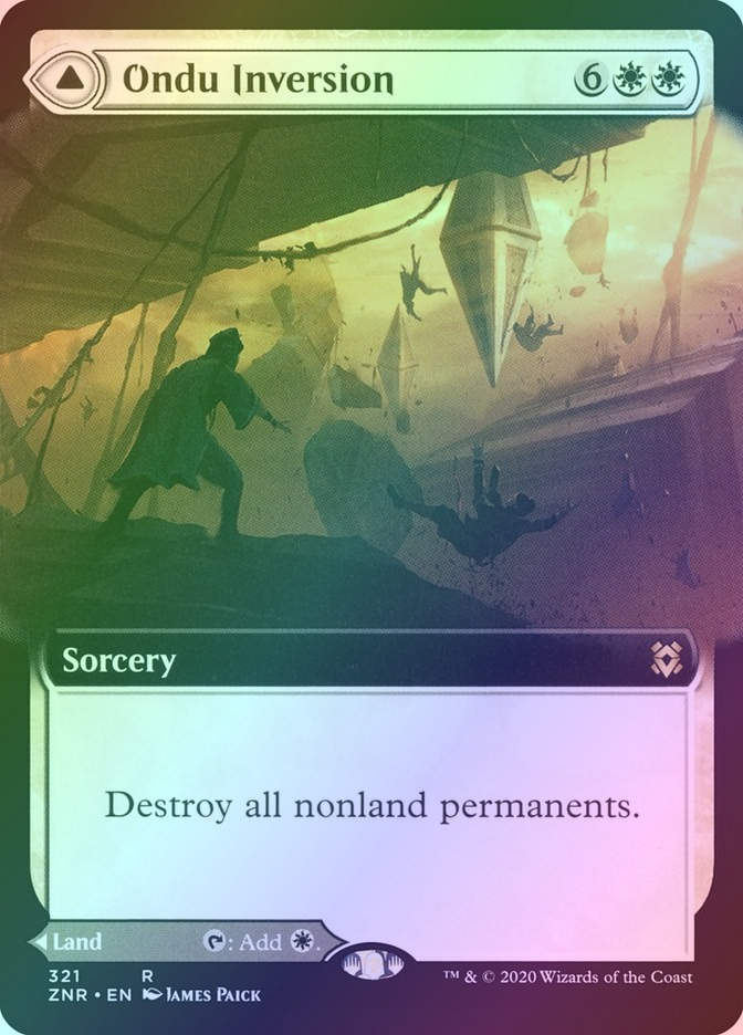 Ondu Inversion // Ondu Skyruins (ZNR) (321) / Extended Art / Foil