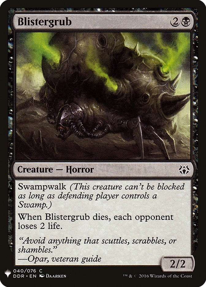 Blistergrub (MYS)