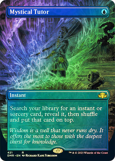 Mystical Tutor (DMR) / Borderless / Foil