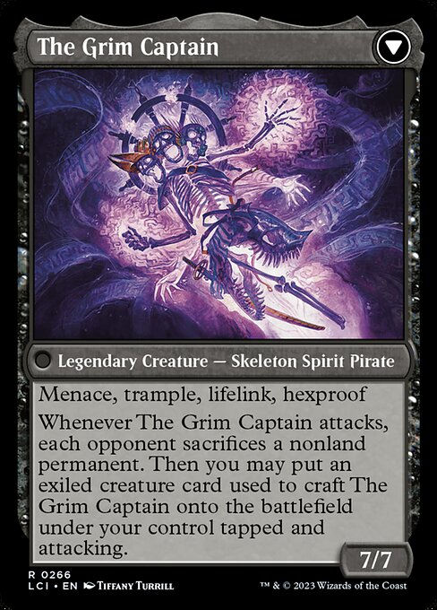 Throne of the Grim Captain // The Grim Captain (lci) — cara 2 de 2