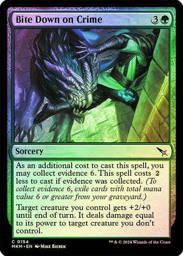 Bite Down on Crime (mkm) (154) / Foil