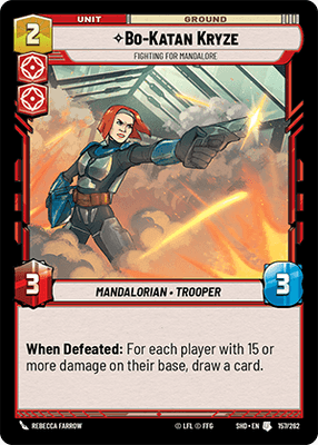 Bo-Katan Kryze - Fighting For Mandalore (SHD_#157/262) / Foil