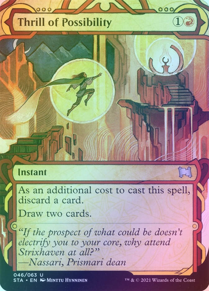Thrill of Possibility (STA) (46) / Borderless / Showcase / Foil