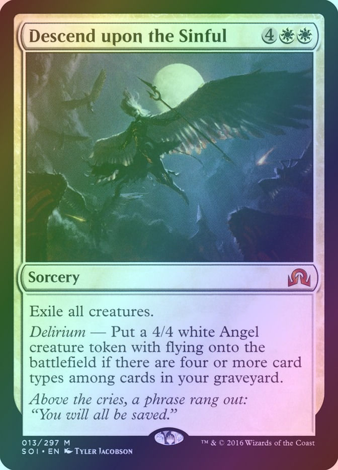 Descend upon the Sinful (SOI) (13) / Foil