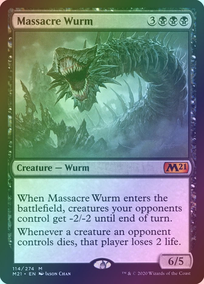 Massacre Wurm (M21) (114) / Foil