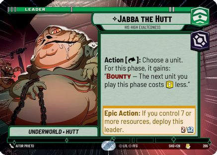 Jabba the Hutt - His High Exaltedness (Hyperspace) (SHD_#286)
