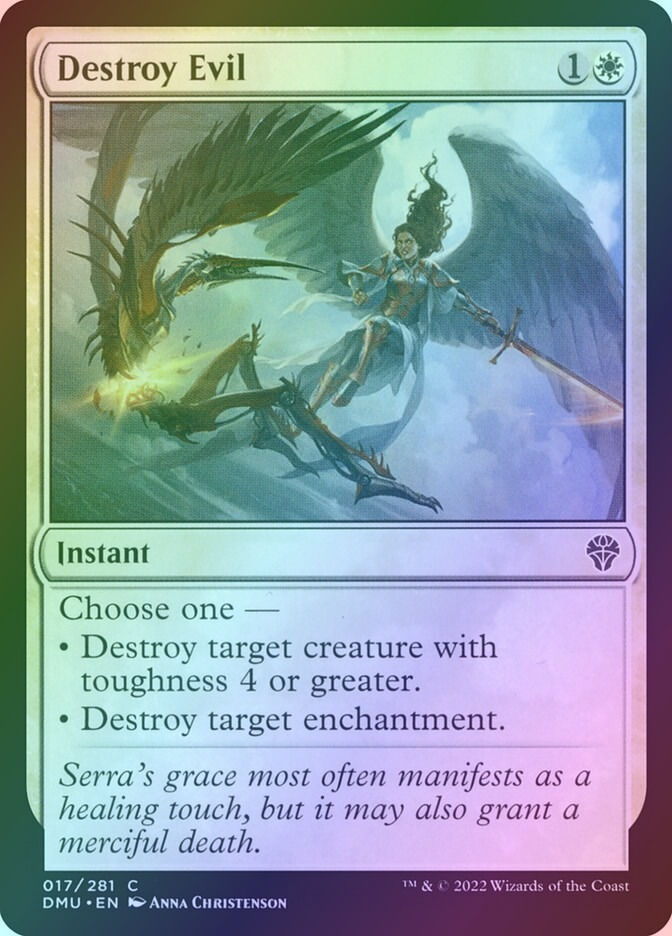 Destroy Evil (DMU) (17) / Foil