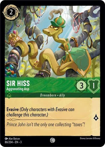 Sir Hiss - Aggravating Asp (LOR_ITI)