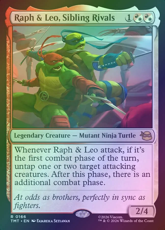 Raph & Leo, Sibling Rivals (TMT) (166) / Foil
