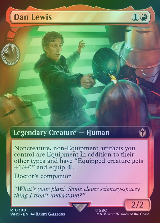 Dan Lewis (WHO) (380) / Extended Art / Foil