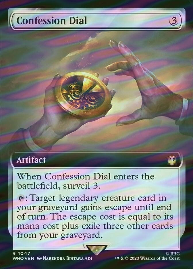 Confession Dial (WHO) (1047) / Extended Art / Surge Foil