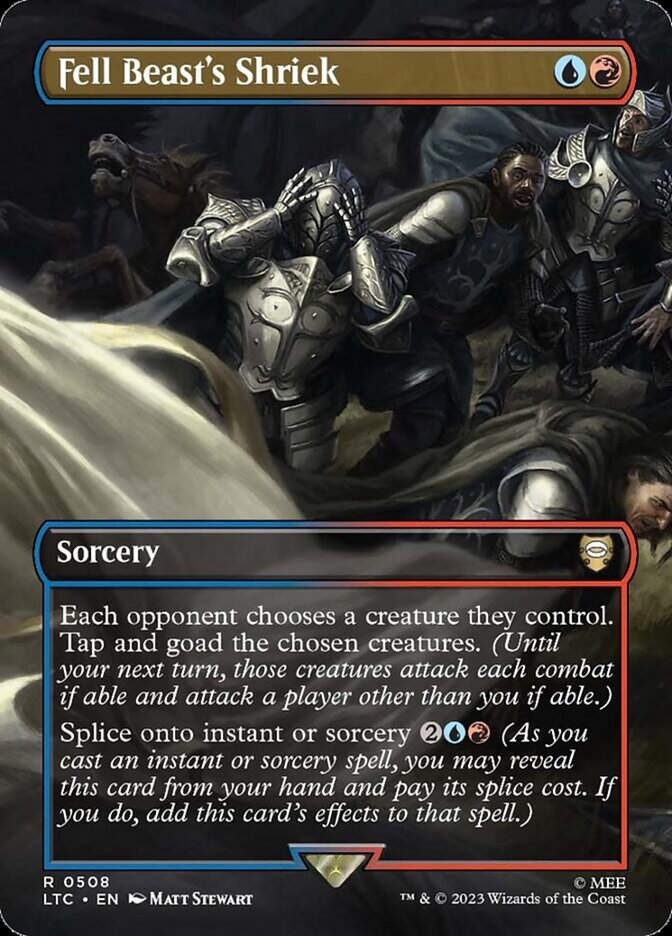 Fell Beast's Shriek (LTC) (508) / Borderless