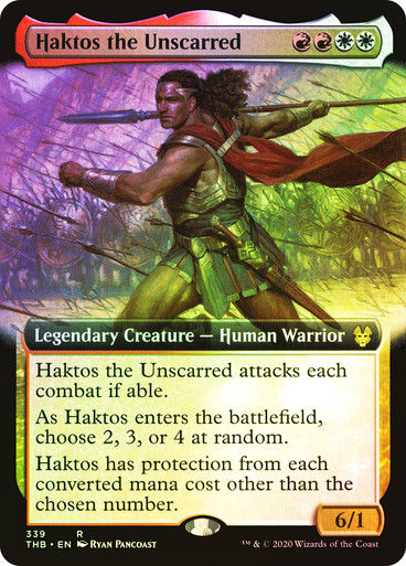 Haktos the Unscarred (THB) (339) / Extended Art / Foil