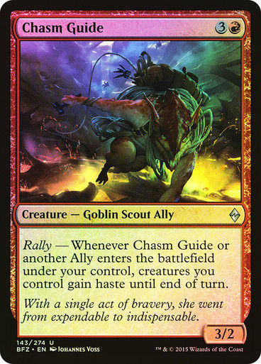 Chasm Guide (BFZ) (143) / Foil
