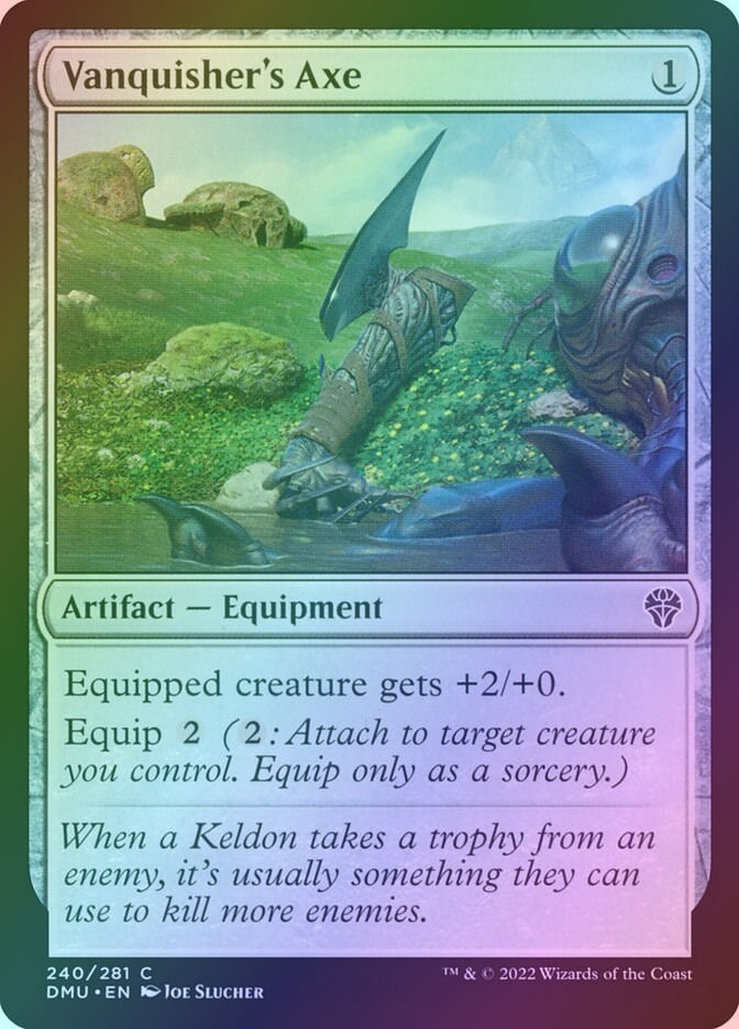Vanquisher's Axe (DMU) (240) / Foil