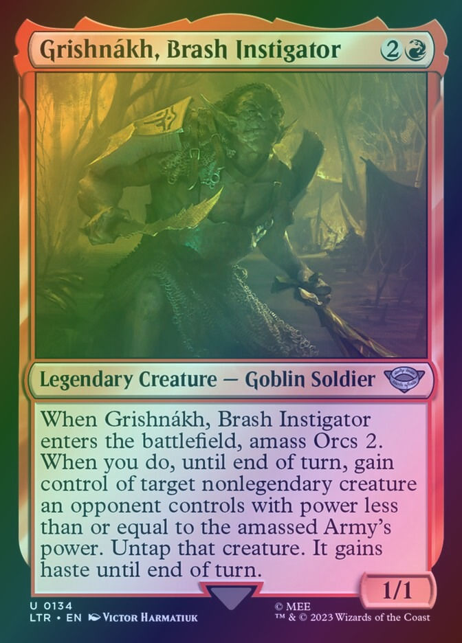 Grishnákh, Brash Instigator (LTR) (134) / Foil