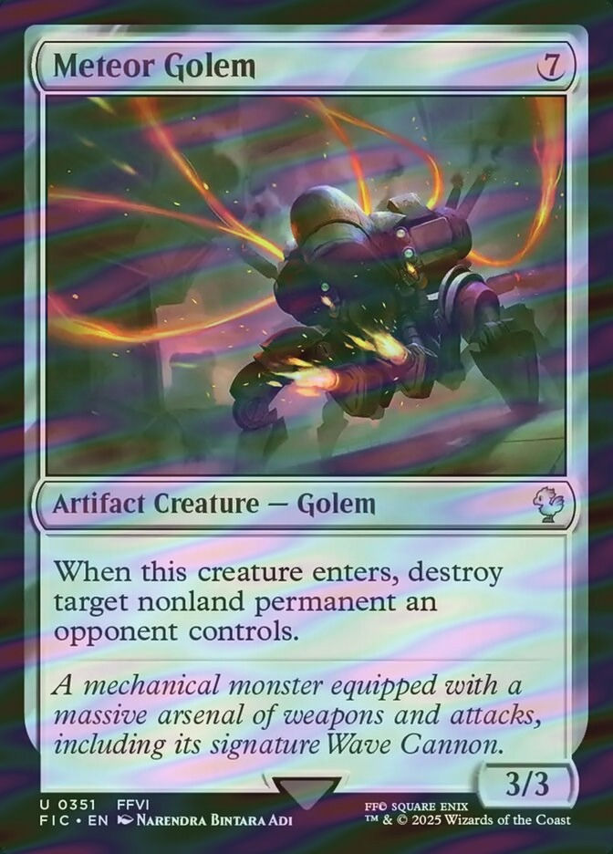 Meteor Golem (FIC) (351) / Surge Foil