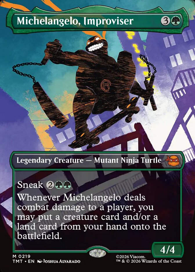 Michelangelo, Improviser (TMT) (219) / Borderless