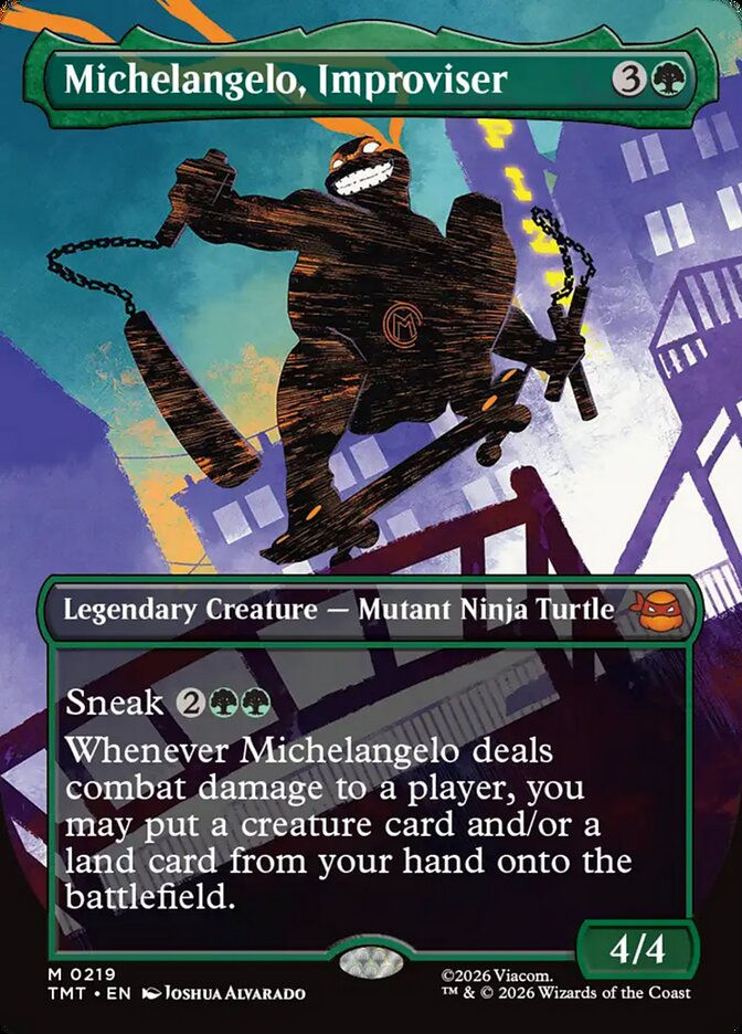 Michelangelo, Improviser (TMT) (219) / Borderless