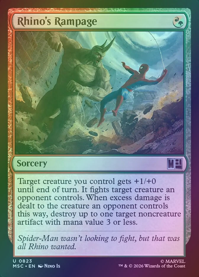 Rhino's Rampage (MSC) (823) / Foil