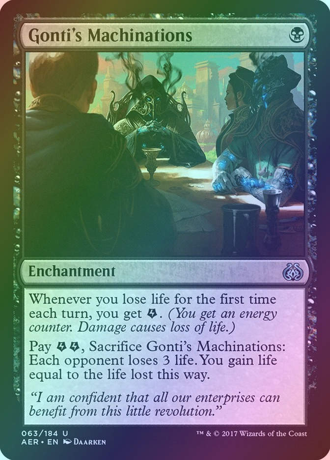 Gonti's Machinations (AER) (63) / Foil