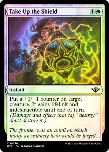 Take Up the Shield (otj) (34) / Foil