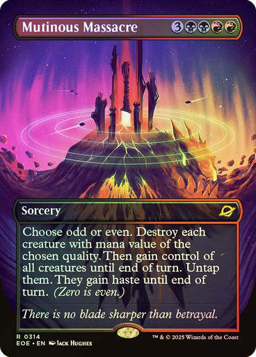 Mutinous Massacre (EOE) (314) / Borderless / Foil