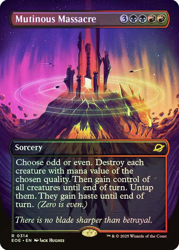Mutinous Massacre (EOE) (314) / Borderless / Foil