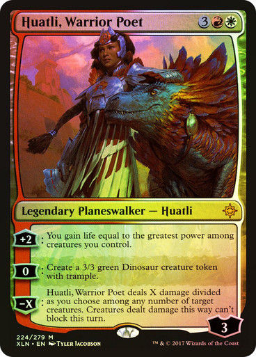 Huatli, Warrior Poet (XLN) (224) / Foil