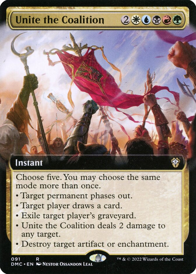 Unite the Coalition (DMC) (91) / Extended Art