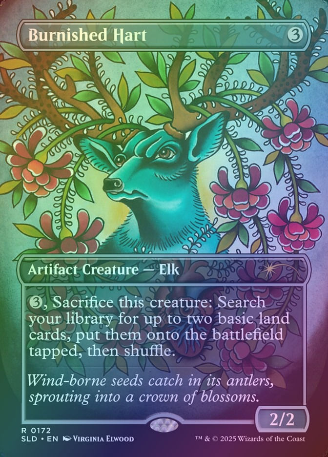 Burnished Hart (SLD) (172) / Borderless / Foil