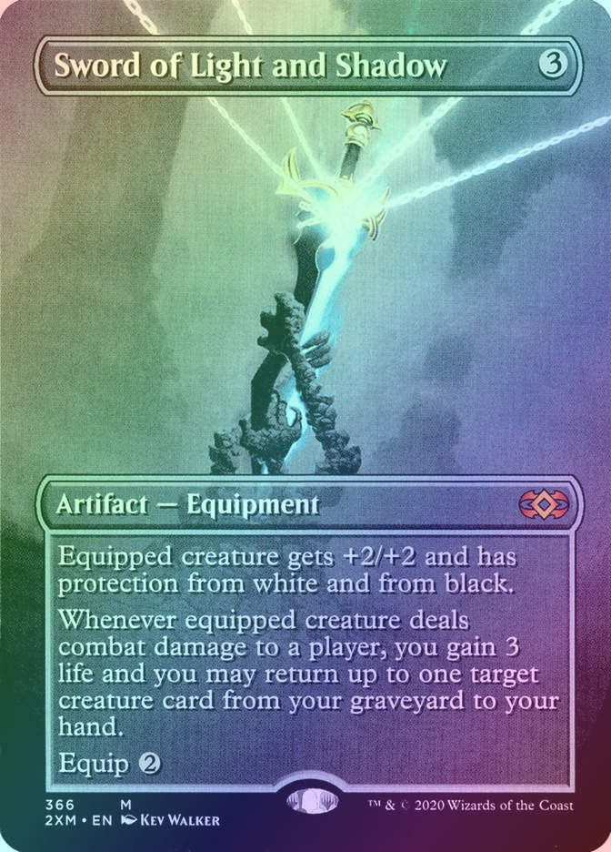 Sword of Light and Shadow (2XM) (366) / Borderless / Foil