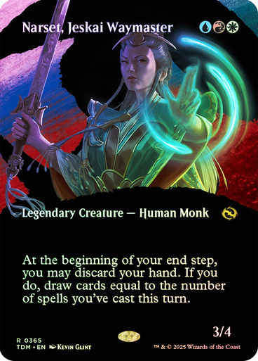 Narset, Jeskai Waymaster (TDM) (365) / Foil / Showcase BL
