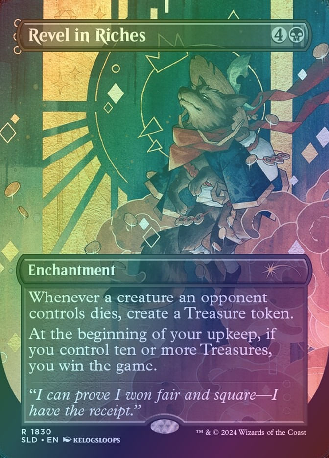 Revel in Riches (SLD) (1830) / Borderless / Rainbow Foil