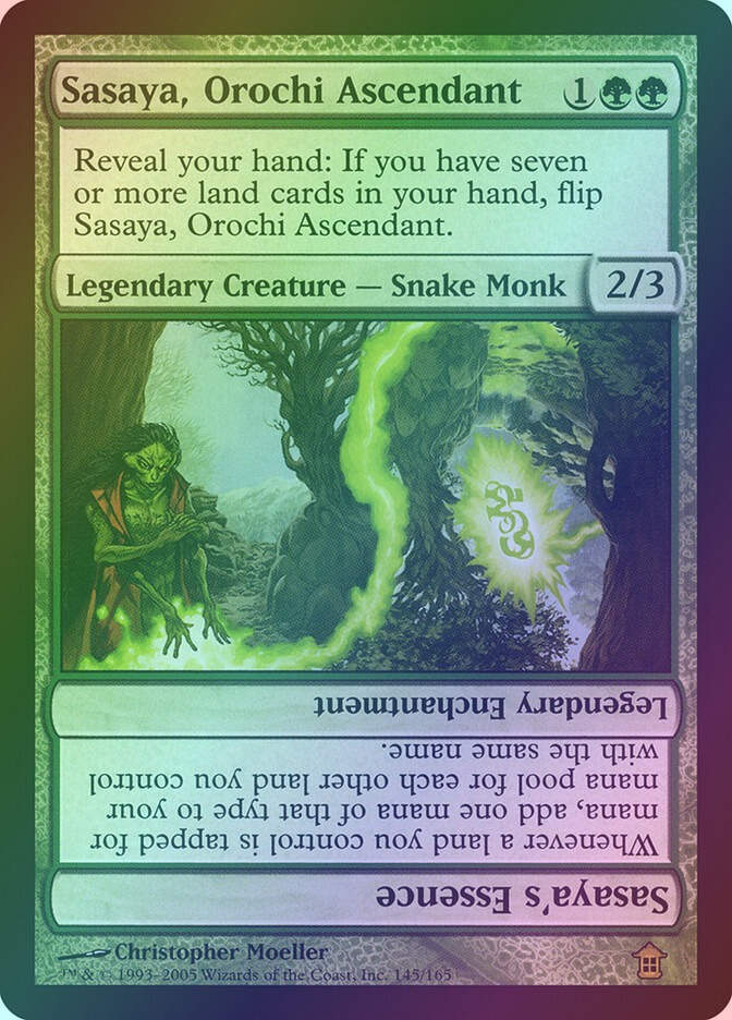 Sasaya, Orochi Ascendant // Sasaya's Essence (SOK) (145) / Foil