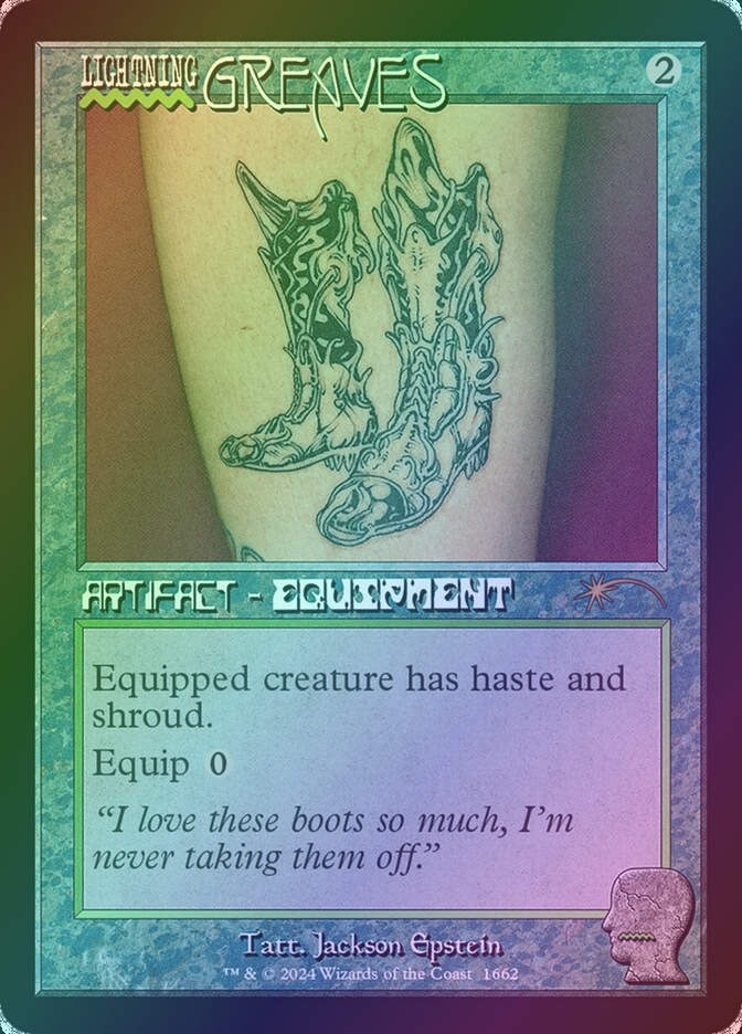 Lightning Greaves (SLD) (1662) / Foil