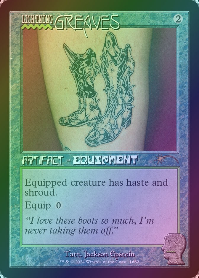 Lightning Greaves (SLD) (1662) / Foil