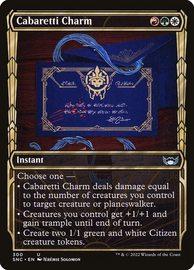 Cabaretti Charm (SNC) (300) / Showcase