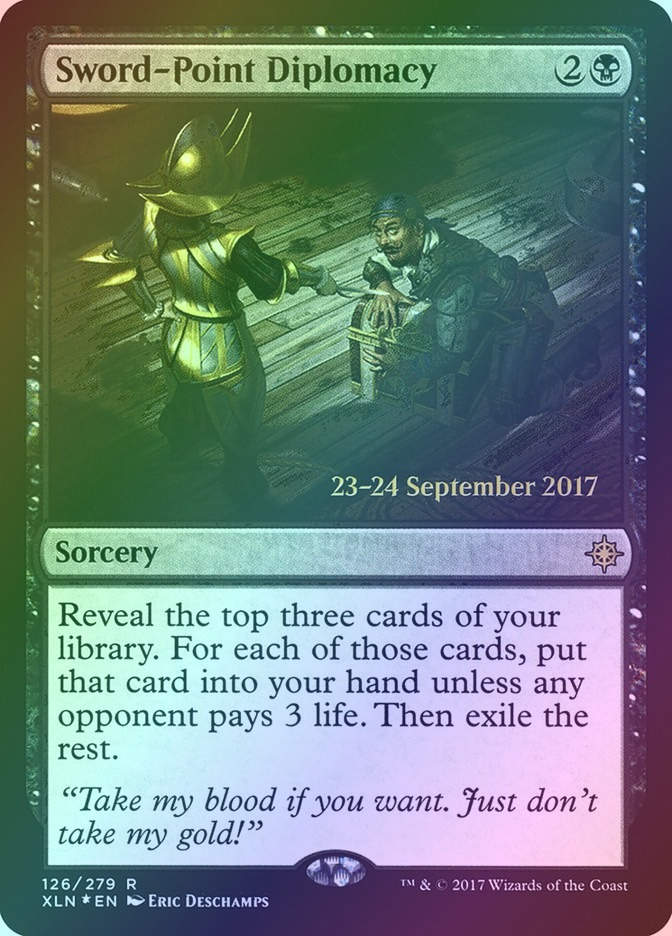 Sword-Point Diplomacy (PXLN) (126s) / Foil