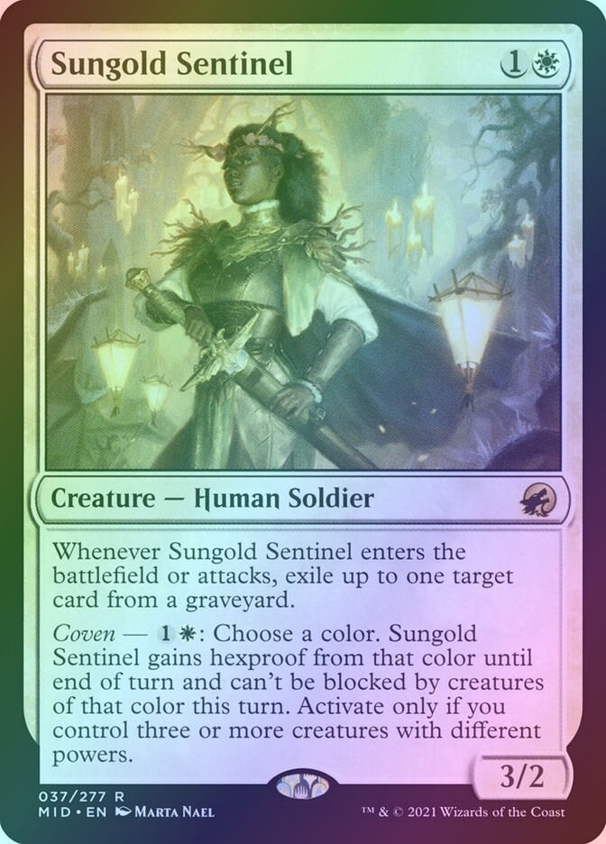 Sungold Sentinel (MID) (37) / Foil