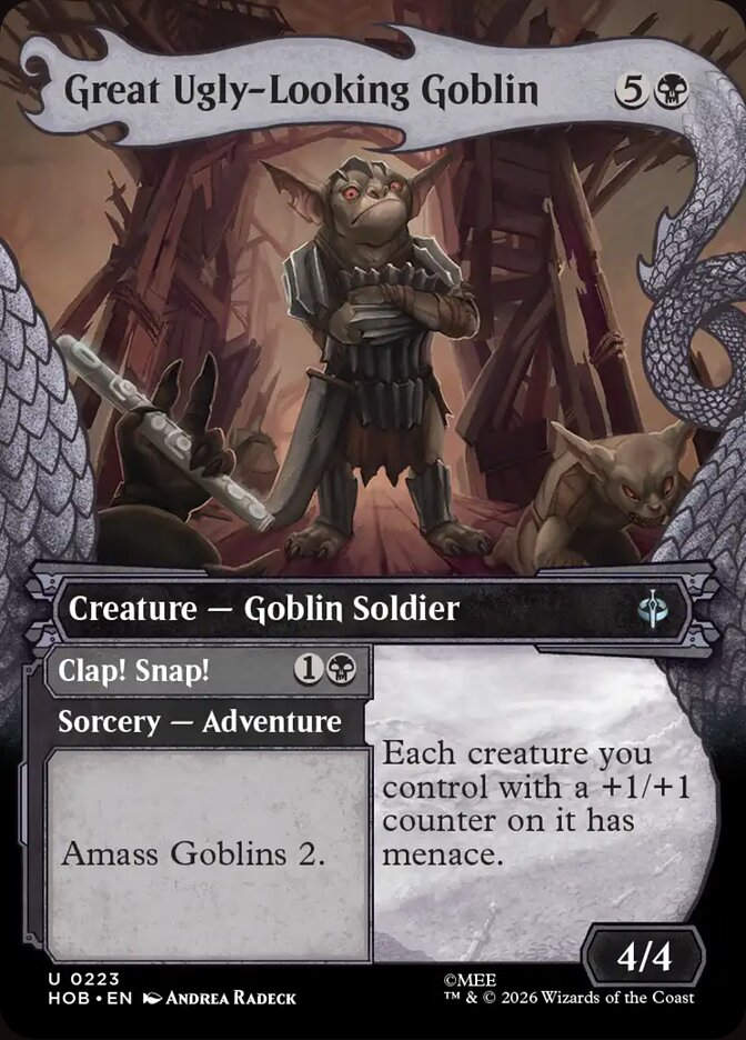 Great Ugly-Looking Goblin // Clap! Snap! (HOB) (223) / Showcase