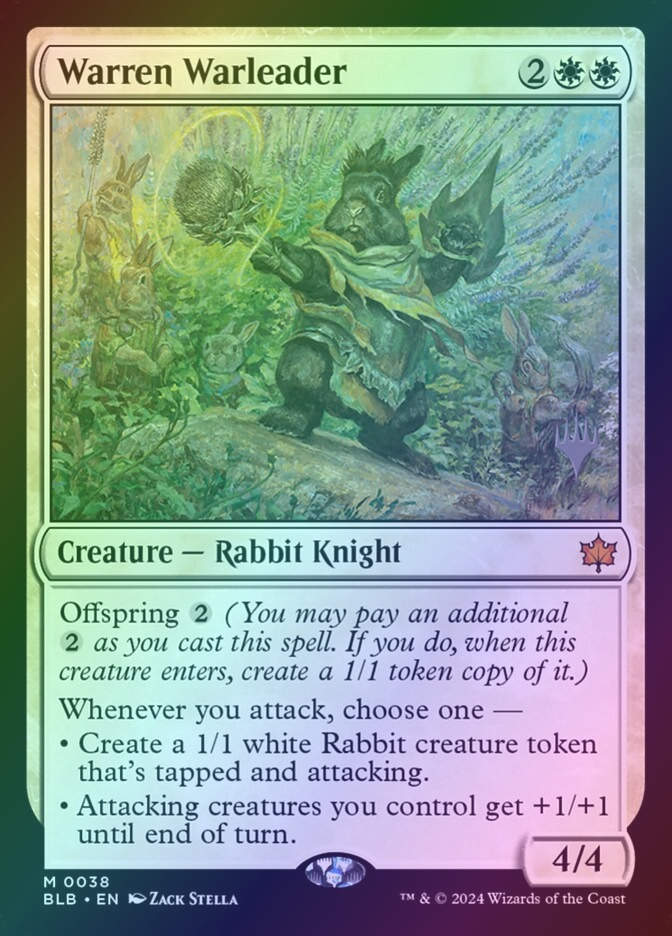 Warren Warleader (PBLB) (38p) / Foil